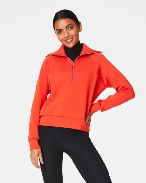 AirEssentials Half Zip- Poppy