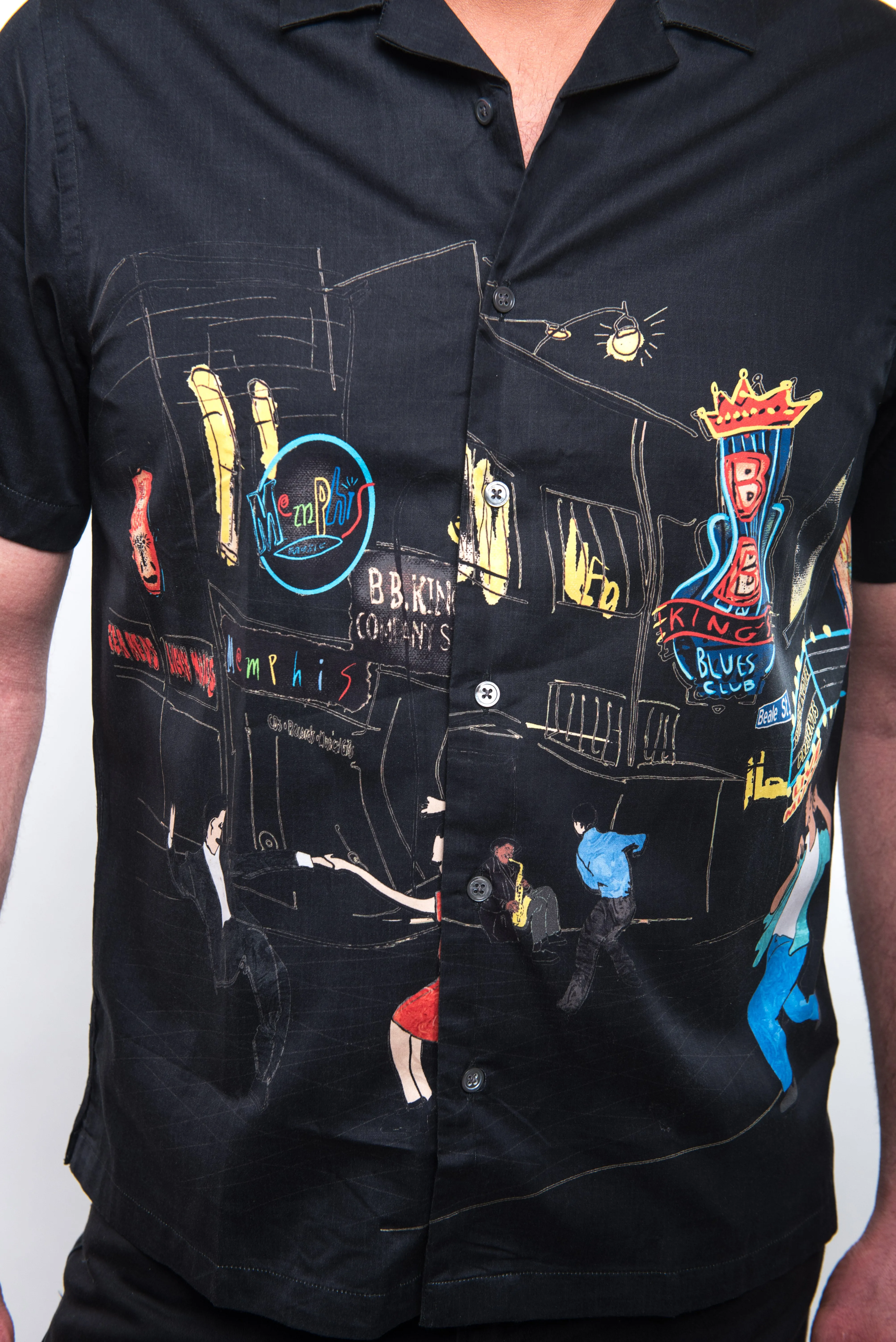 Beale Street Shirt- Black