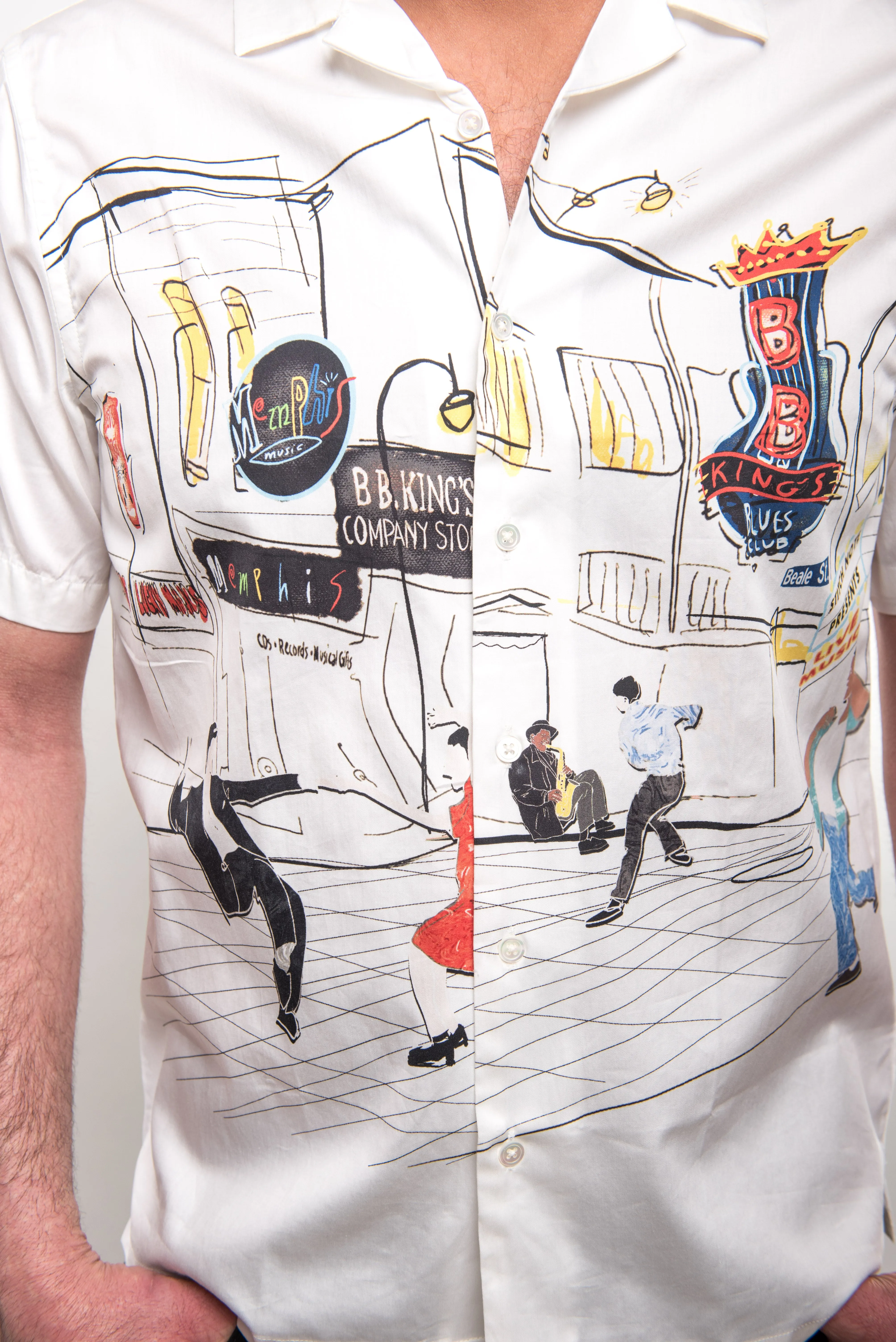 Beale Street Shirt- White