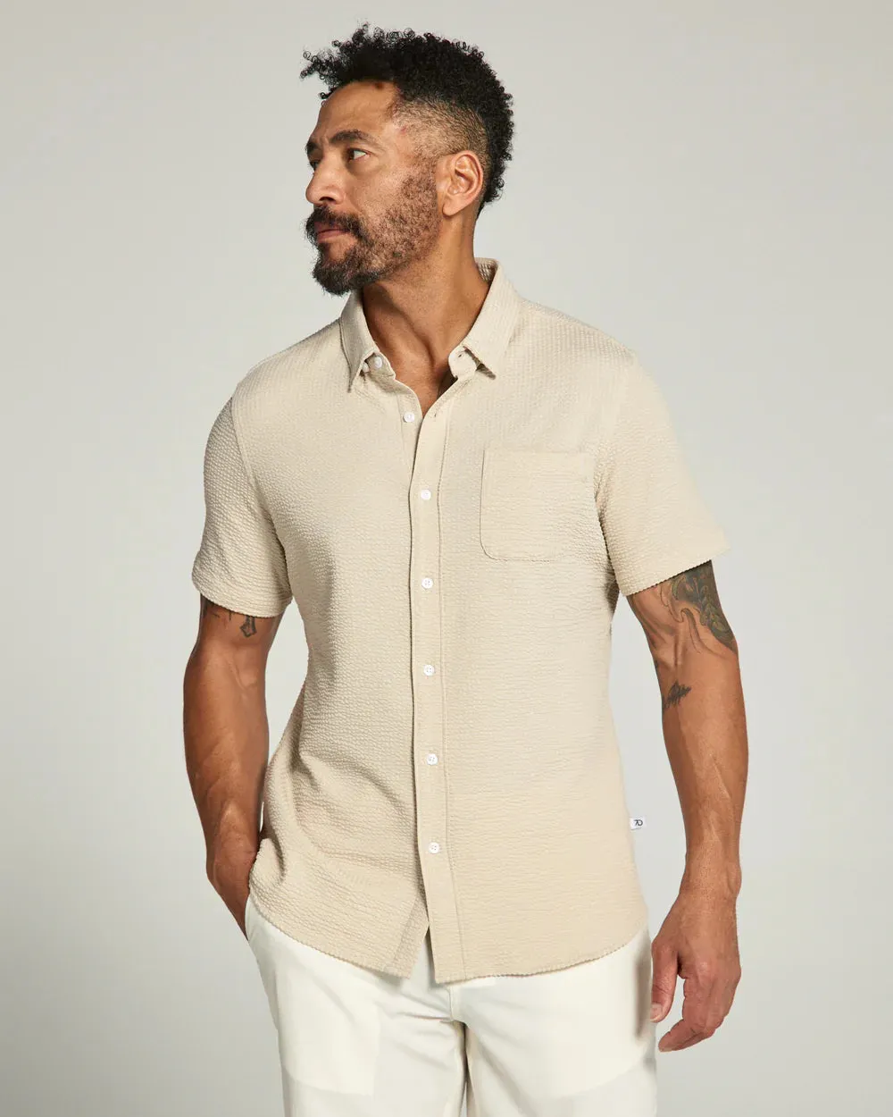 Bennet Short Sleeve Shirt - Tan