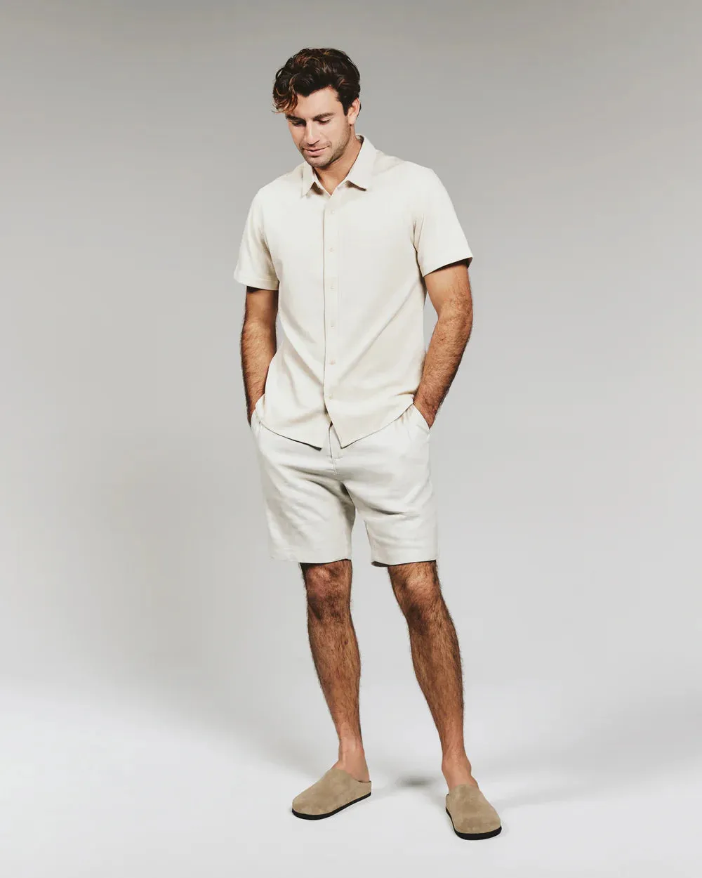 Camino Short Sleeve Shirt - Sand