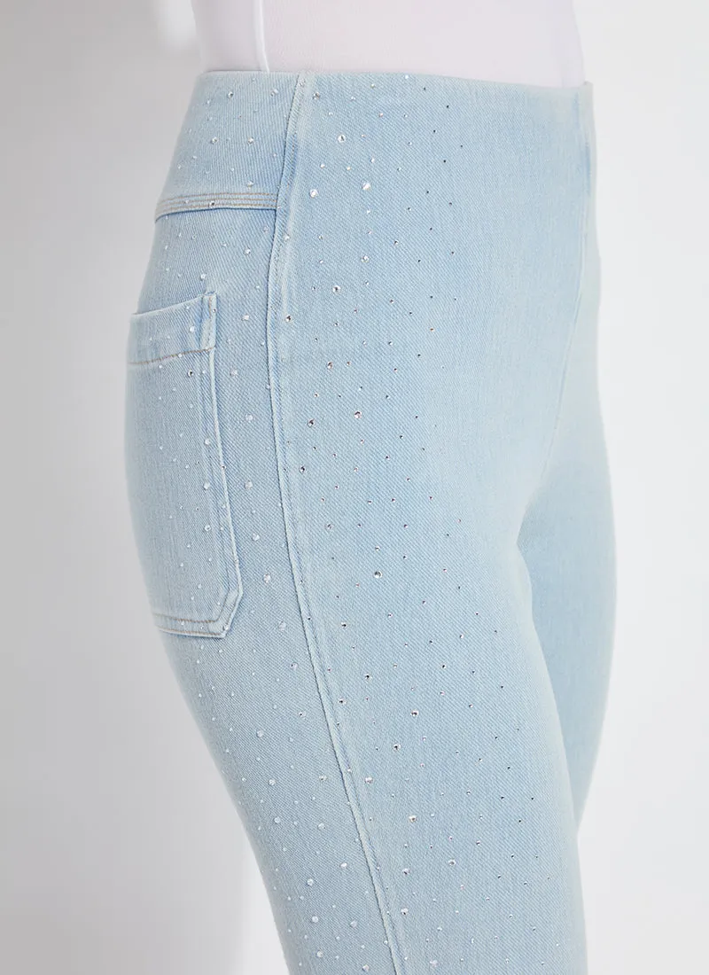 Crystal Embellished Ankle Babyboot Jeans