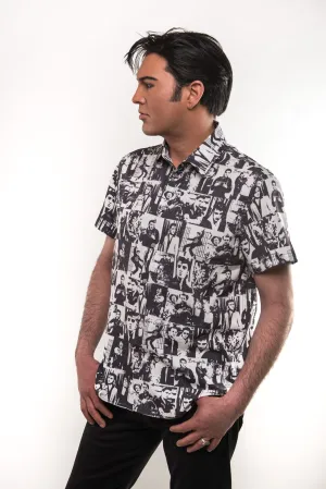 Elvis Collage Short Sleeve Shirt