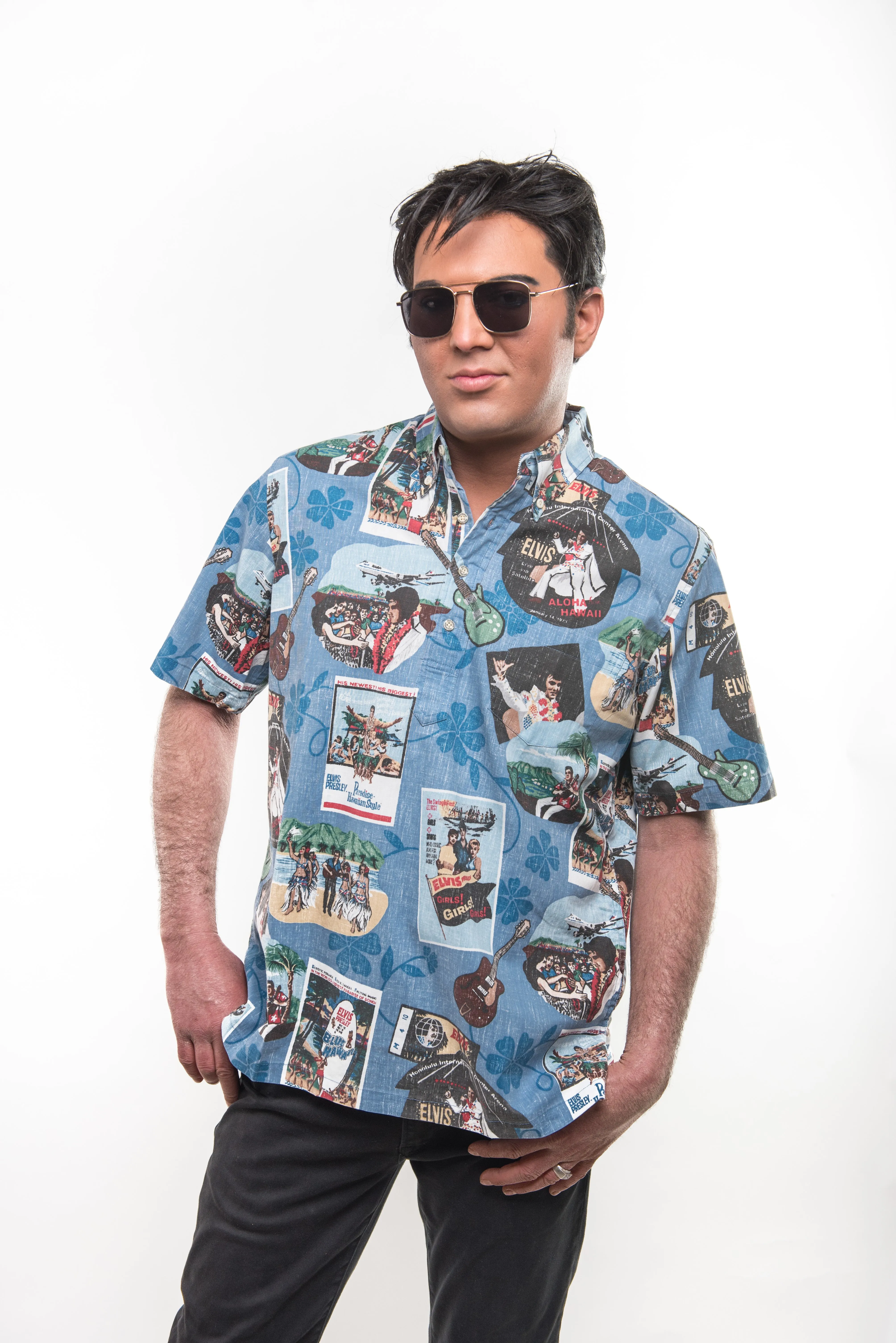 Elvis in Hawaii Pullover