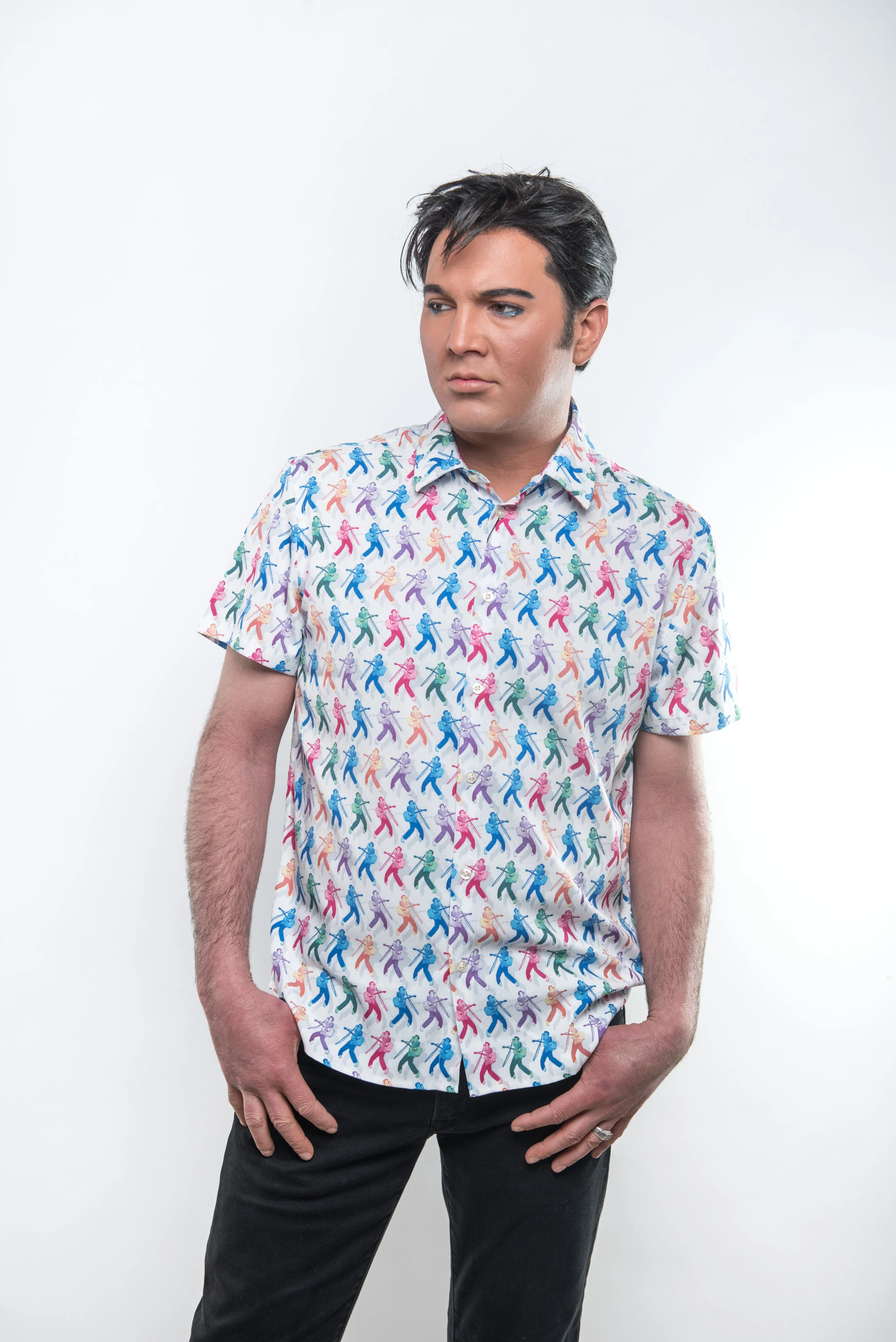 Elvis On The Mic Shirt