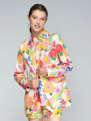 Floral Sequin Blazer