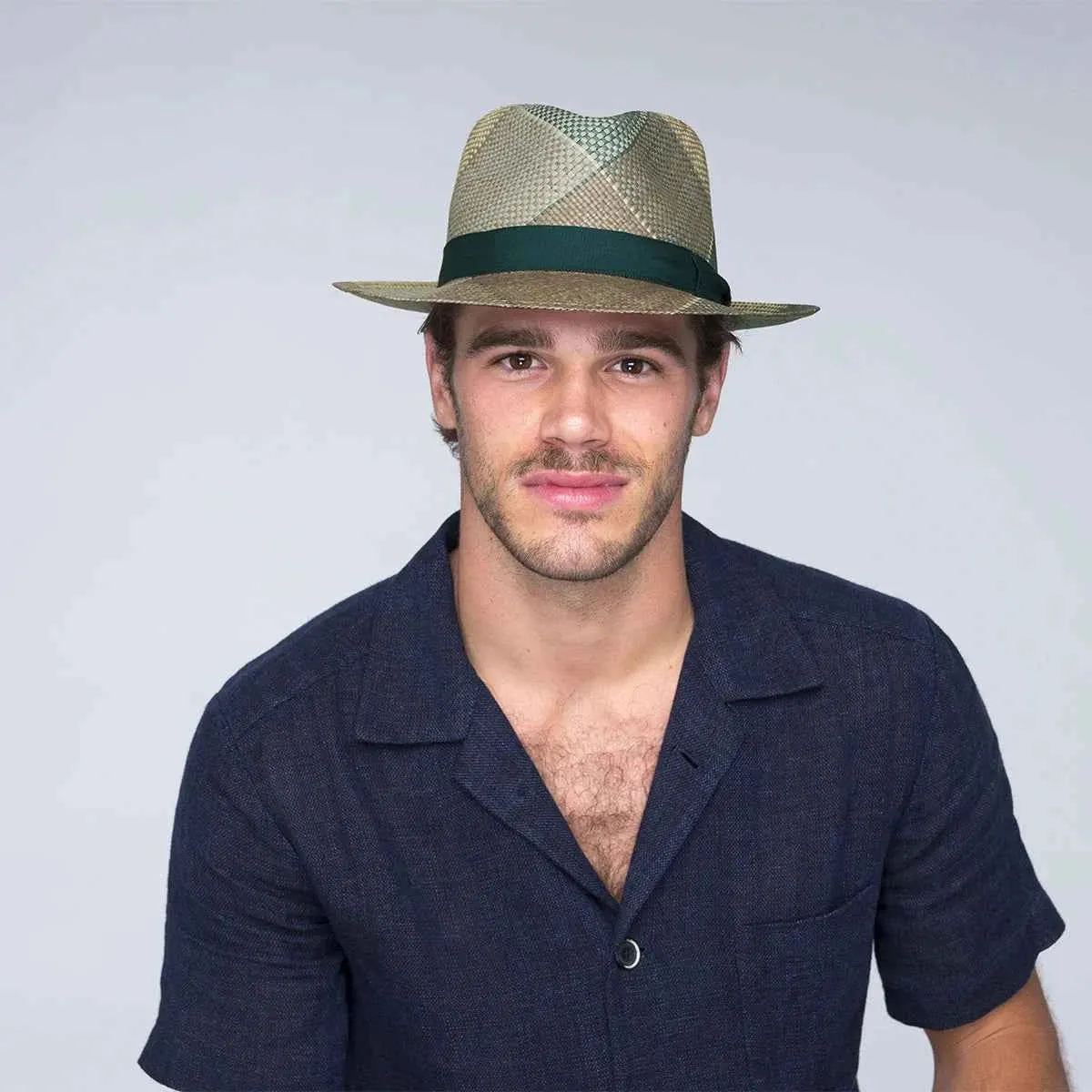 Giger Fedora - Blue Surf Plaid