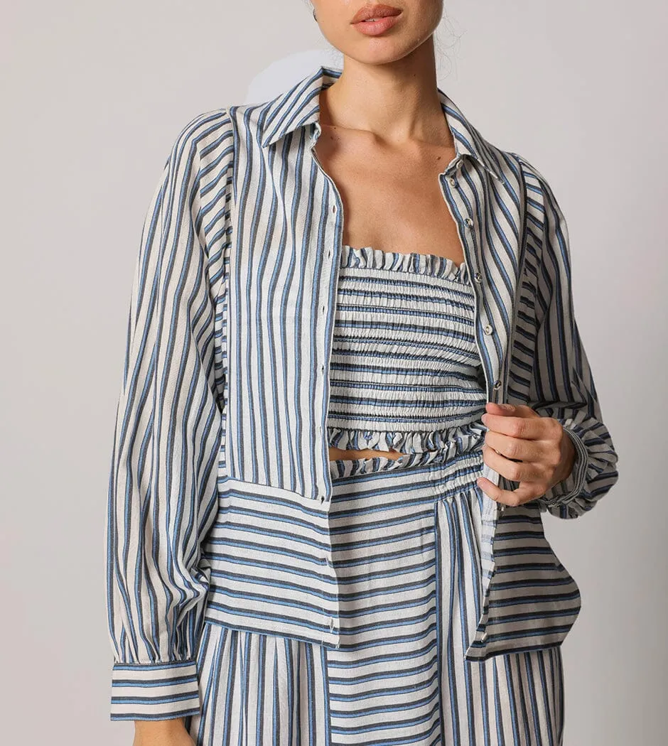 Isadora Blouse | Vintage Blue