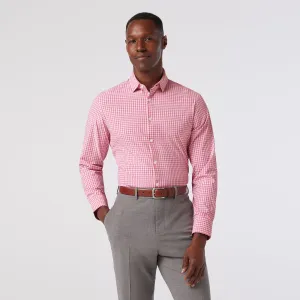 Leeward Dress Shirt - Pink Alamo Gingham