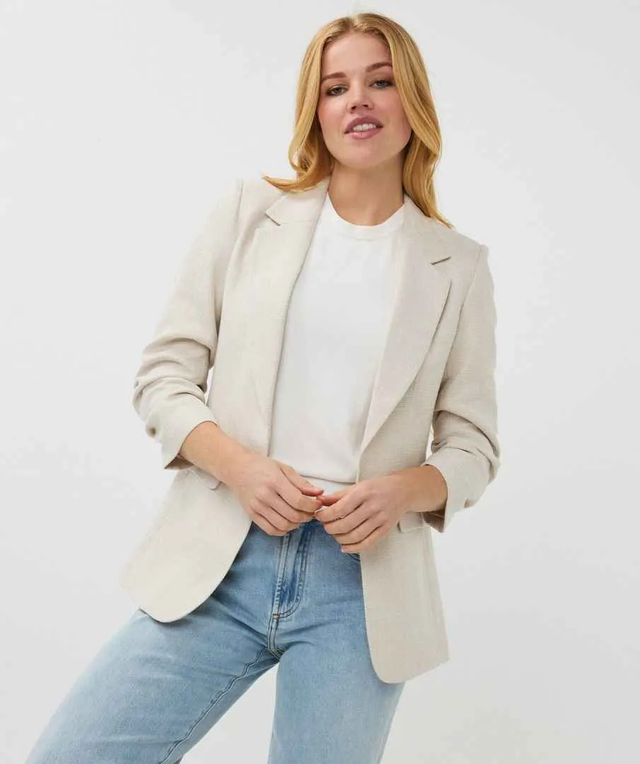 Linen Look Blazer