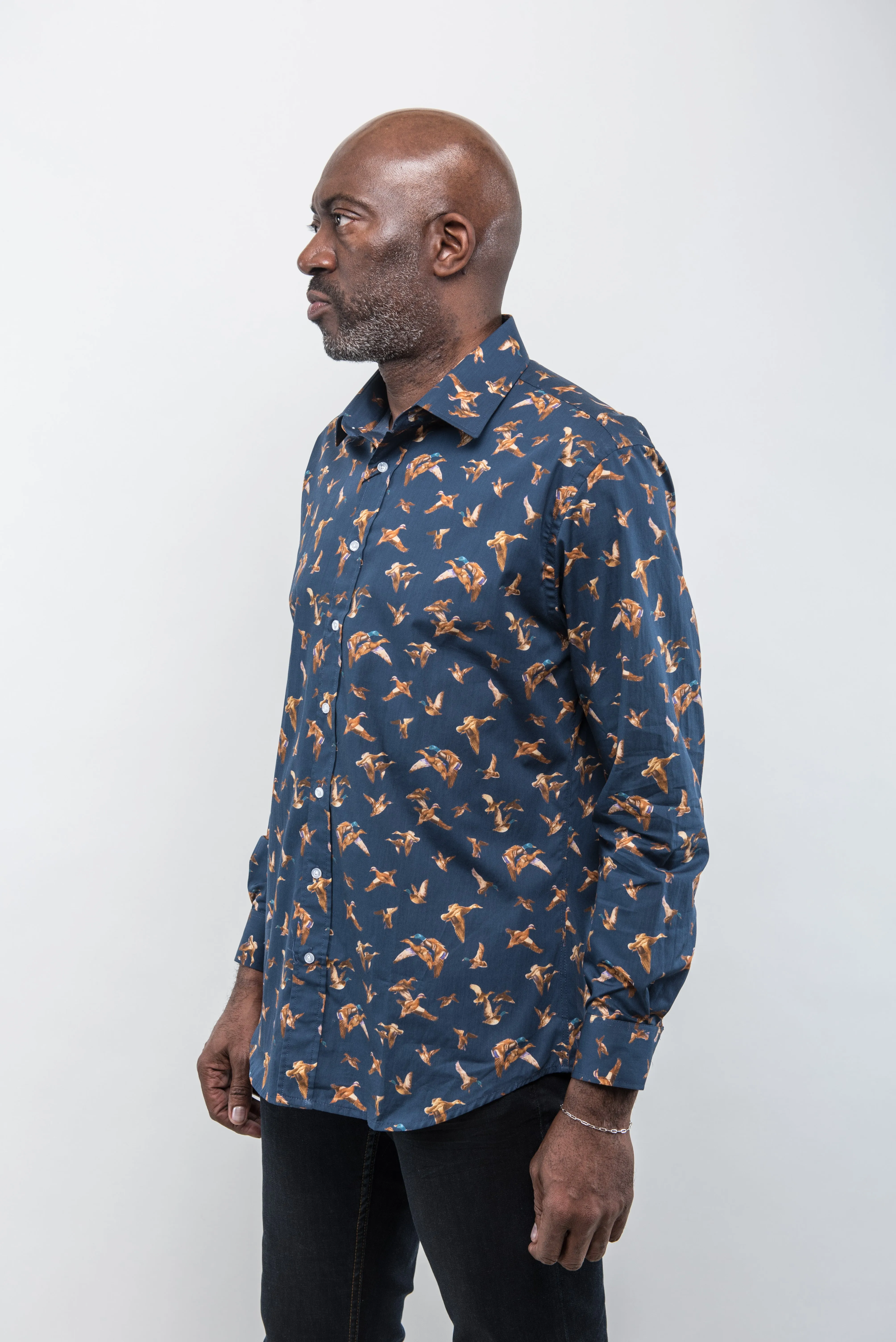 Mallards Flying Sport Shirt