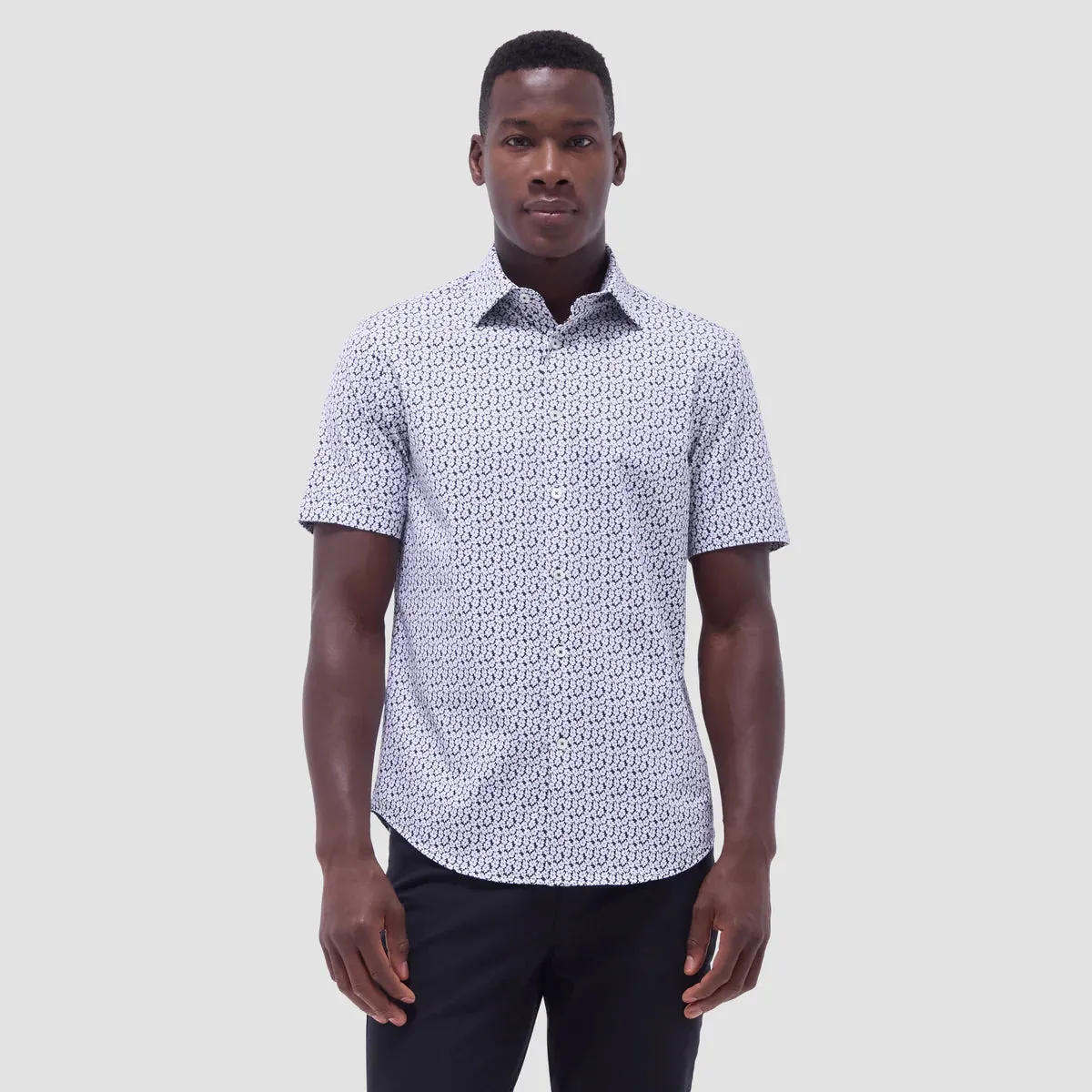 Miles Floral OoohCotton® Short-Sleeve Shirt