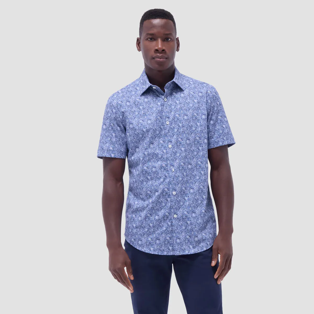 Miles Floral OoohCotton® Short-Sleeve Shirt