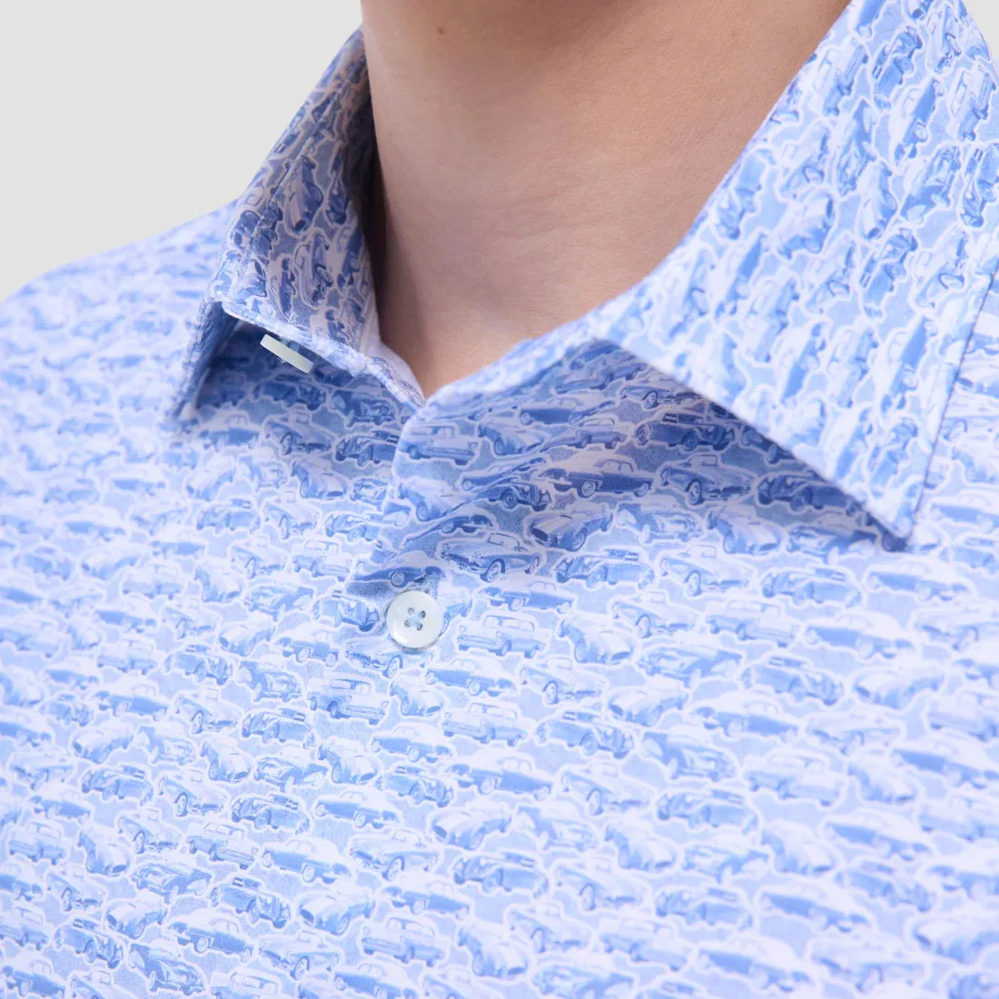 Miles Vintage Car OoohCotton® Short-Sleeve Shirt