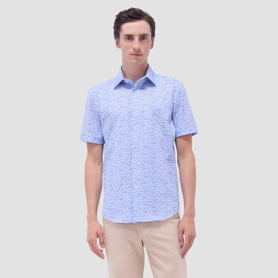 Miles Vintage Car OoohCotton® Short-Sleeve Shirt