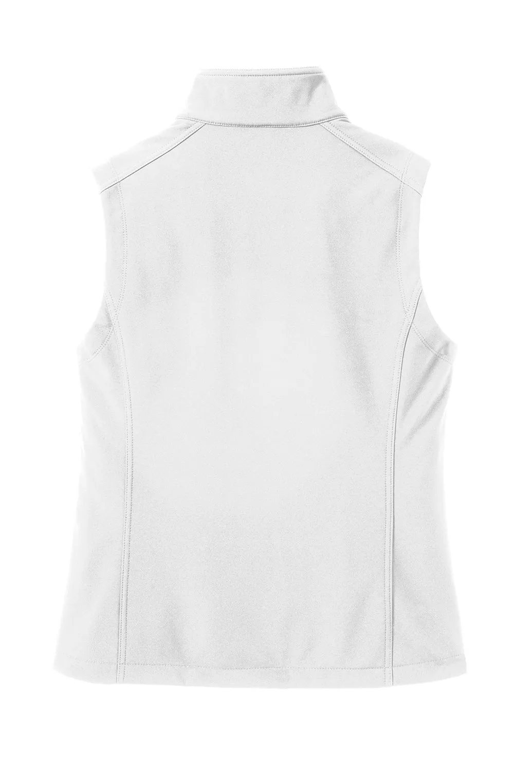 Port Authority Womens Core Wind & Water Resistant Full Zip Vest - Marshmallow White