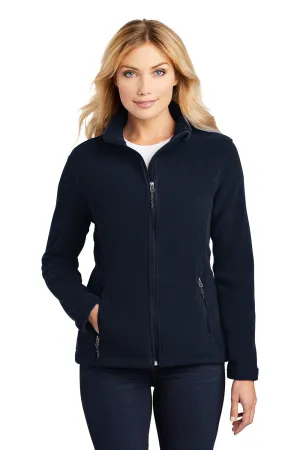 Port Authority Womens Full Zip Fleece Jacket - True Navy Blue