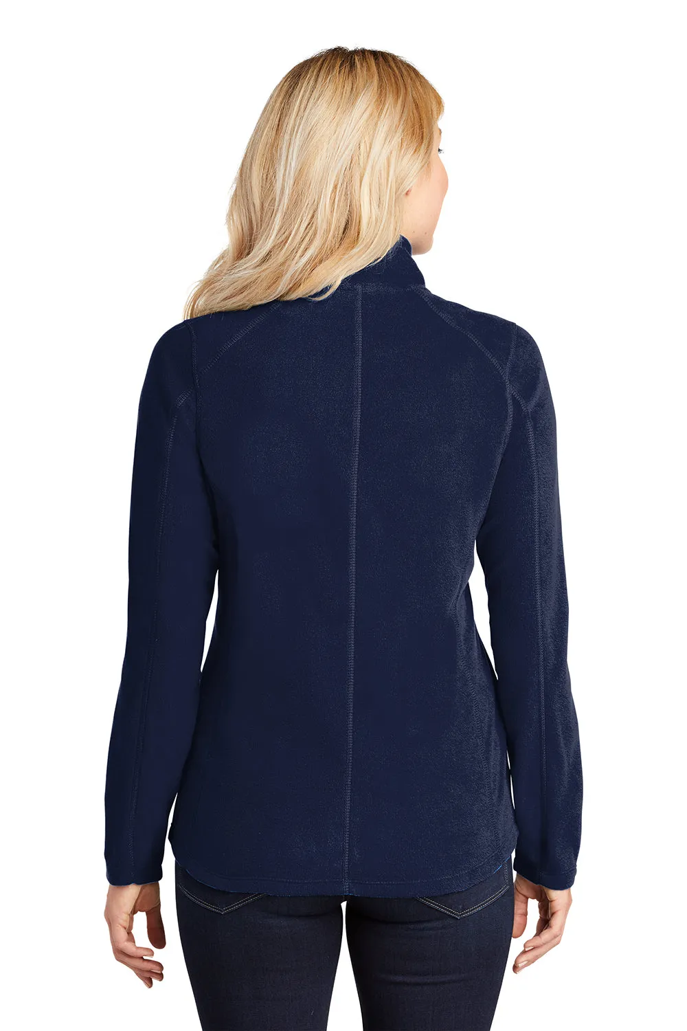 Port Authority Womens Pill Resistant Microfleece Full Zip Jacket - True Navy Blue