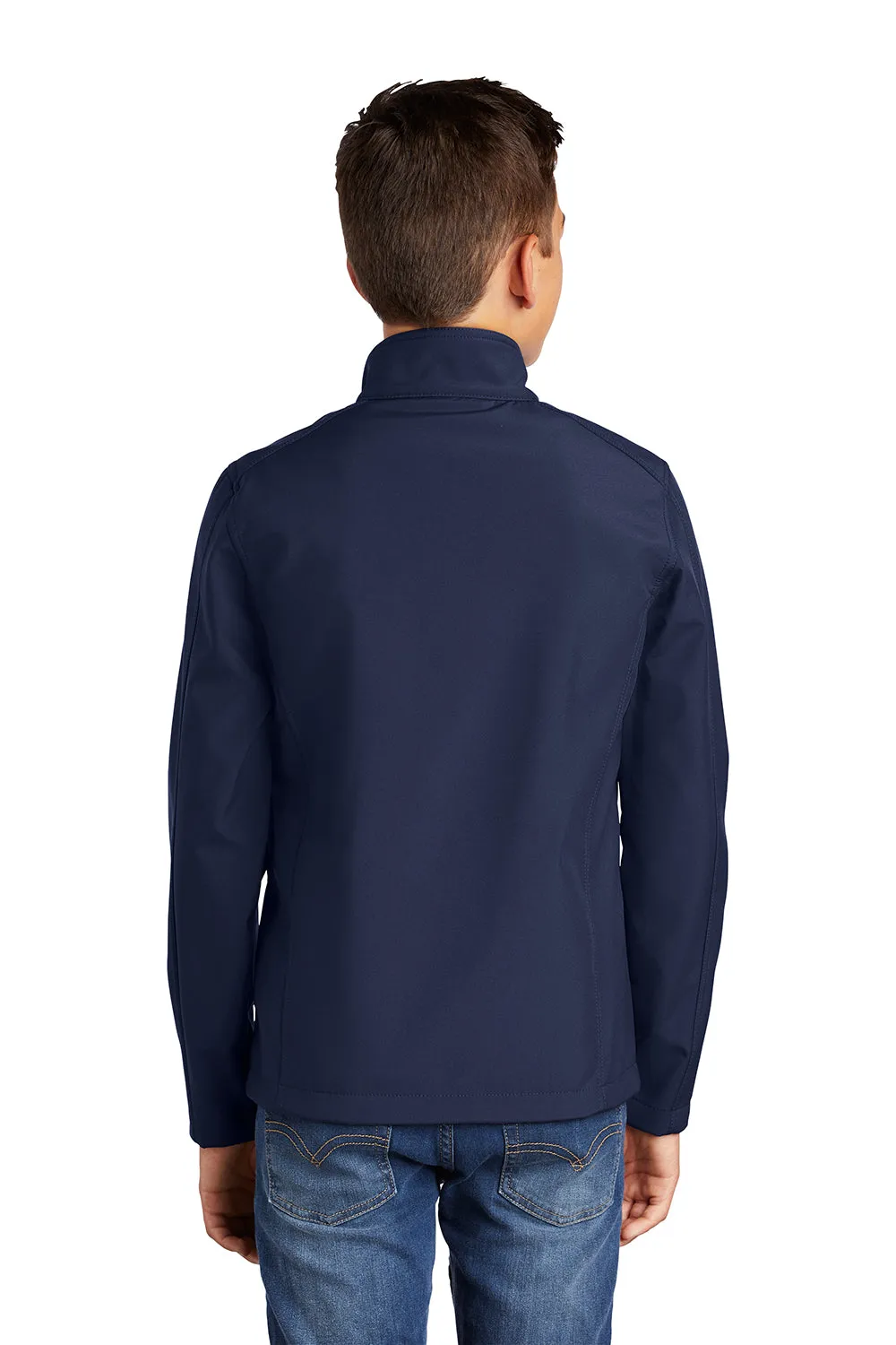 Port Authority Youth Core Wind & Water Resistant Full Zip Jacket - Dress Navy Blue