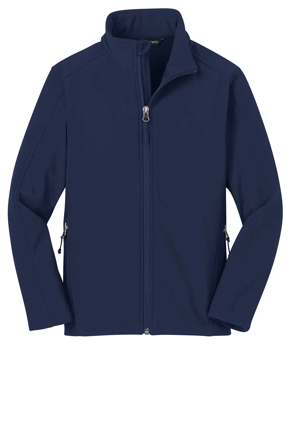 Port Authority Youth Core Wind & Water Resistant Full Zip Jacket - Dress Navy Blue