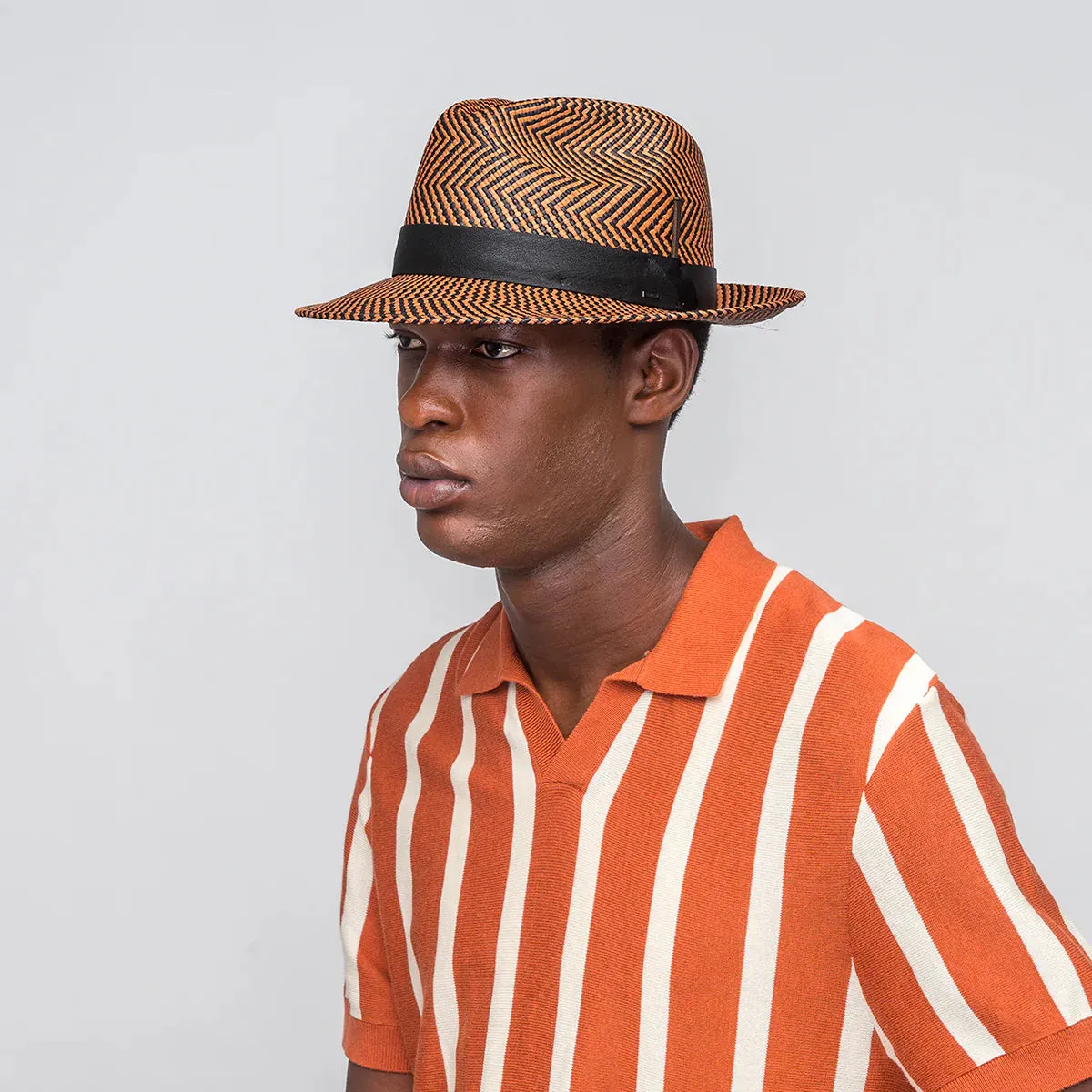 Rene Fedora - Grit/Black