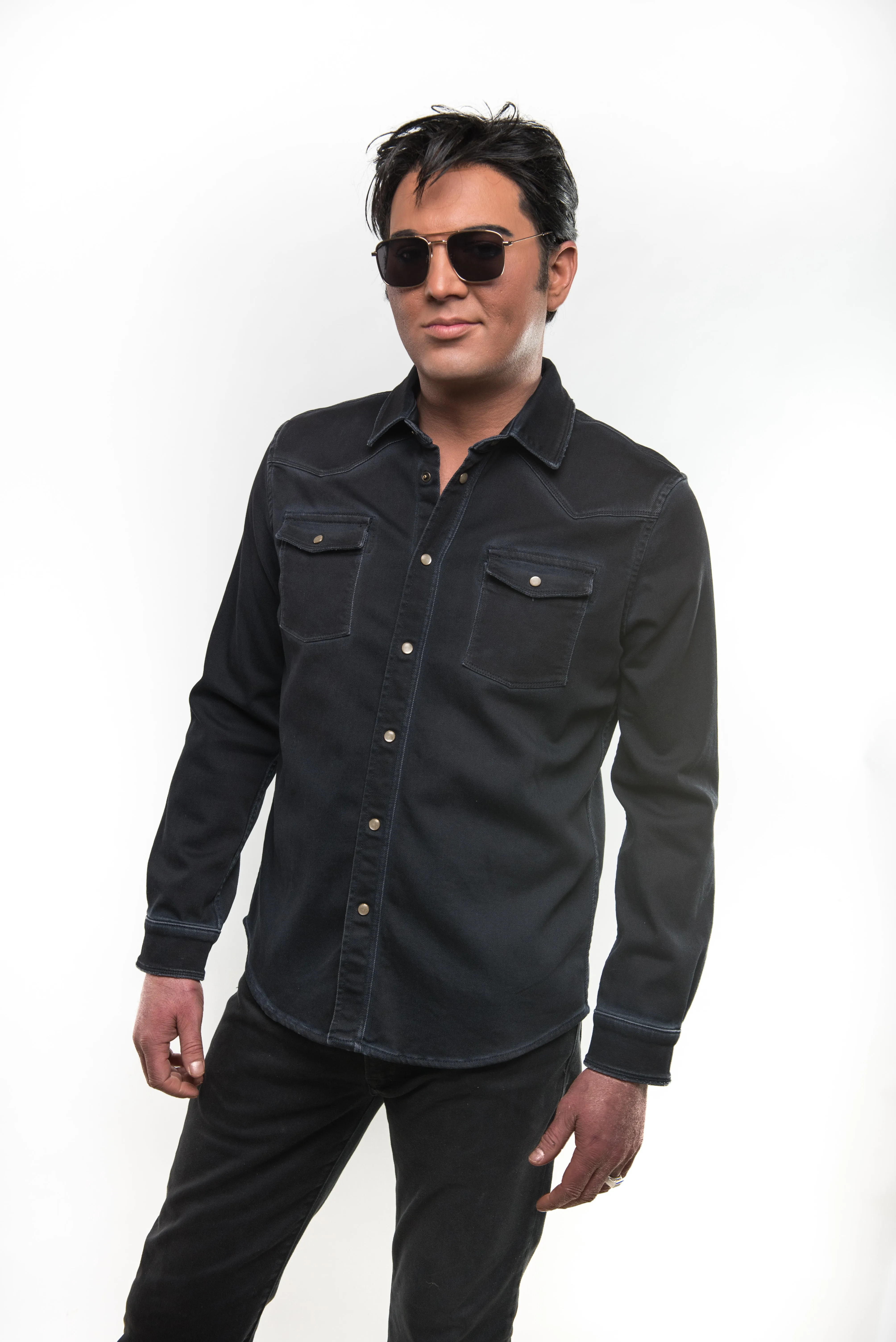 Roper Western Snap Shirt/Shacket - Anthracite