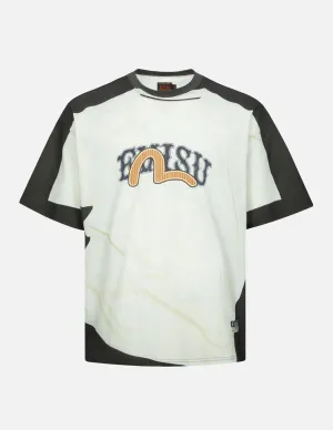SPRING/ SUMMER COLLECTION 2025 2-in-1 Logo and Seagull Print Loose Fit T-shirt