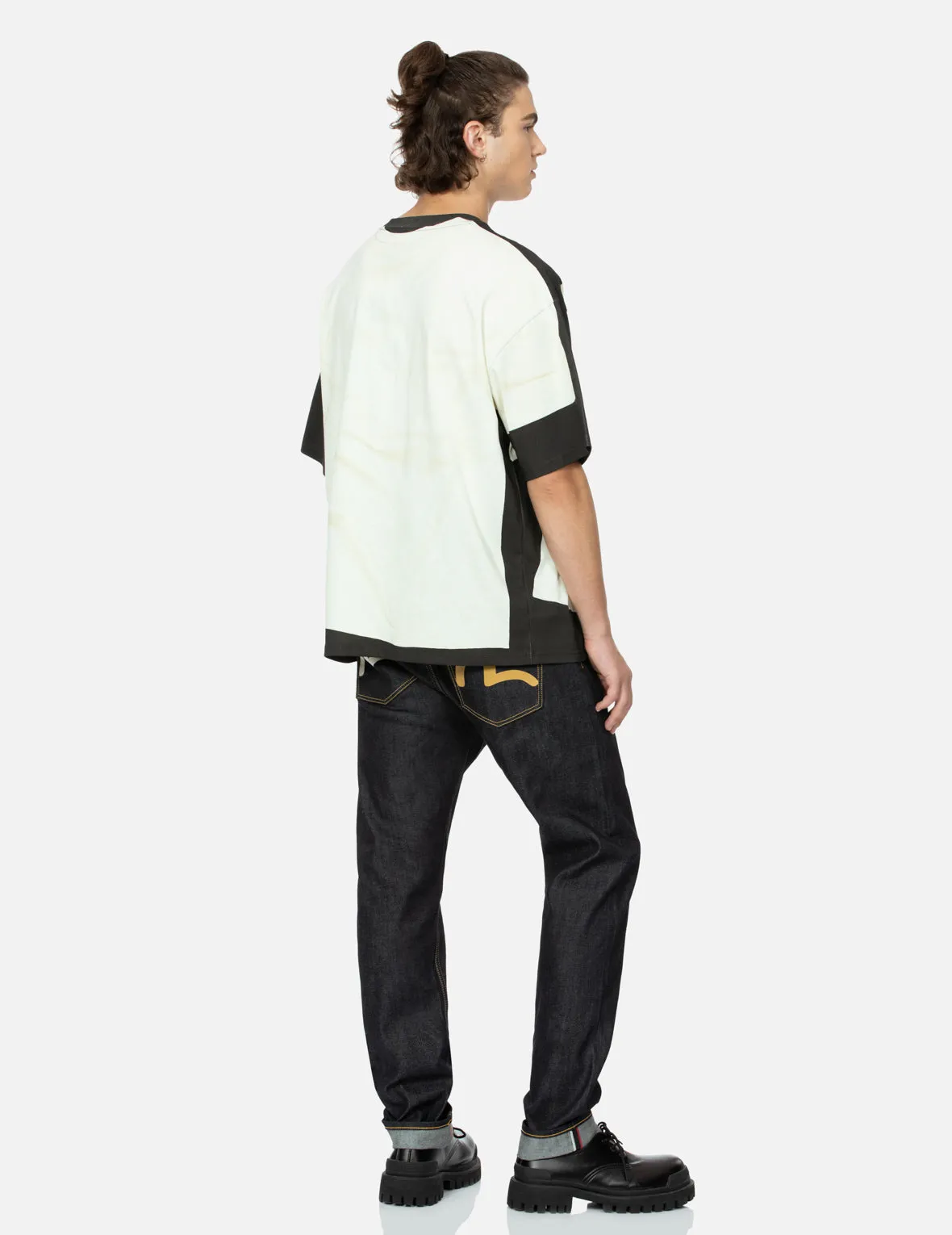 SPRING/ SUMMER COLLECTION 2025 2-in-1 Logo and Seagull Print Loose Fit T-shirt