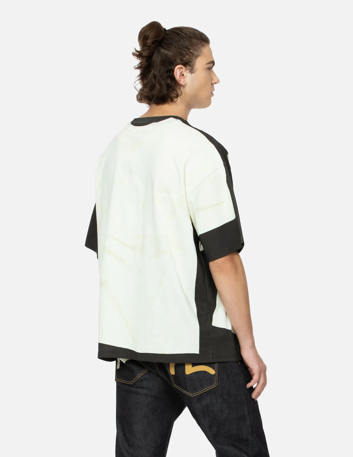 SPRING/ SUMMER COLLECTION 2025 2-in-1 Logo and Seagull Print Loose Fit T-shirt
