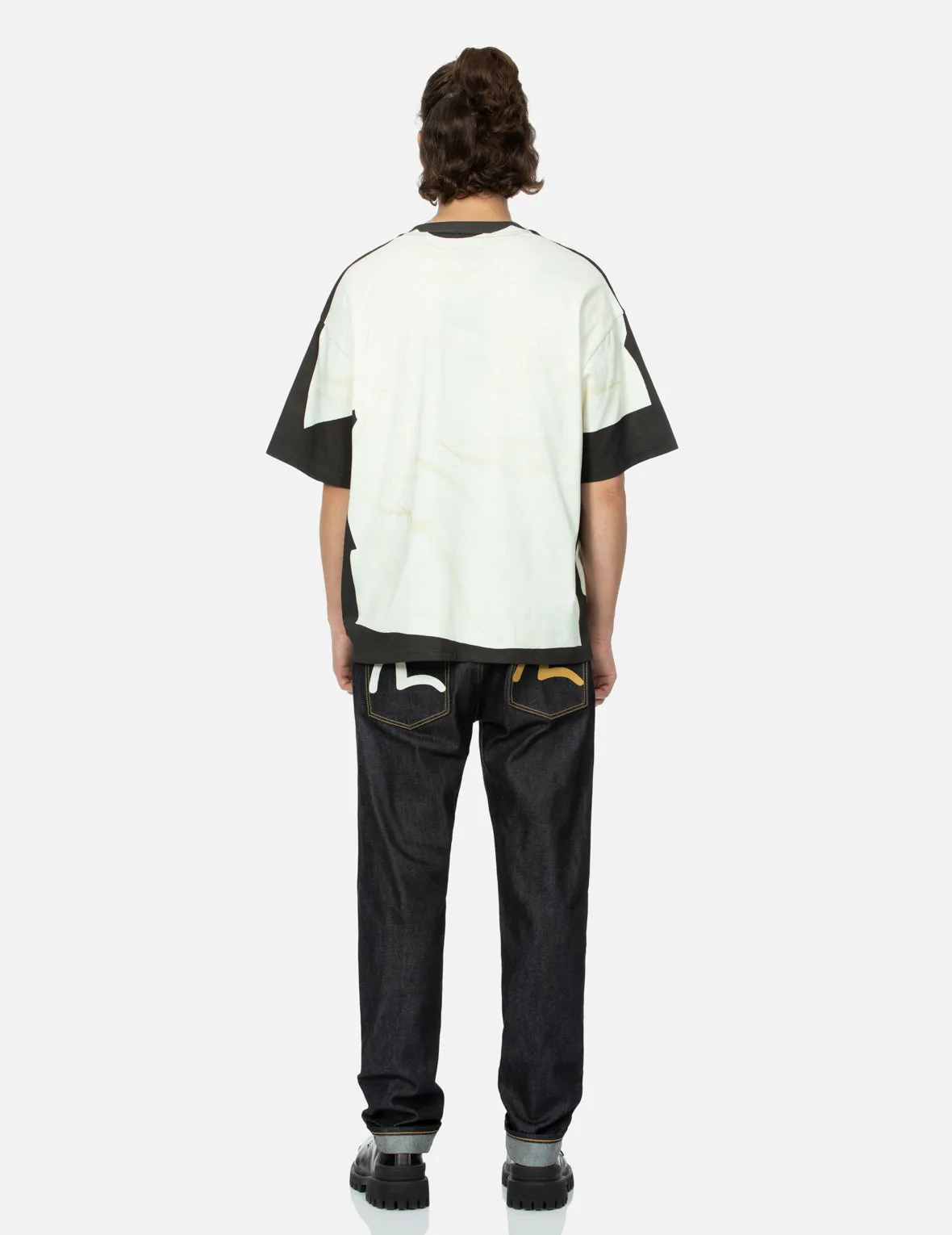 SPRING/ SUMMER COLLECTION 2025 2-in-1 Logo and Seagull Print Loose Fit T-shirt