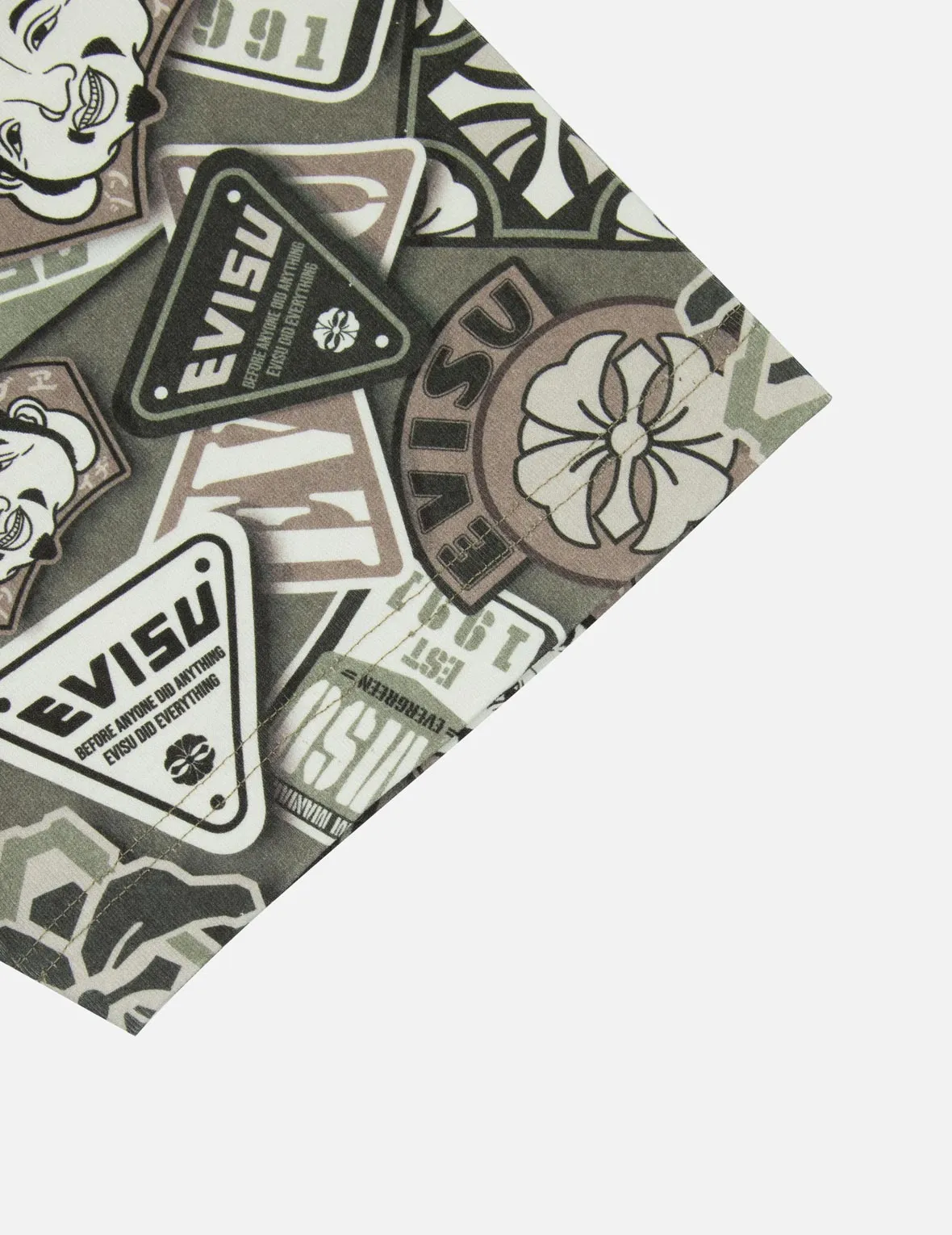 SPRING/ SUMMER COLLECTION 2025 Allover Bagde Print Loose Fit T-shirt
