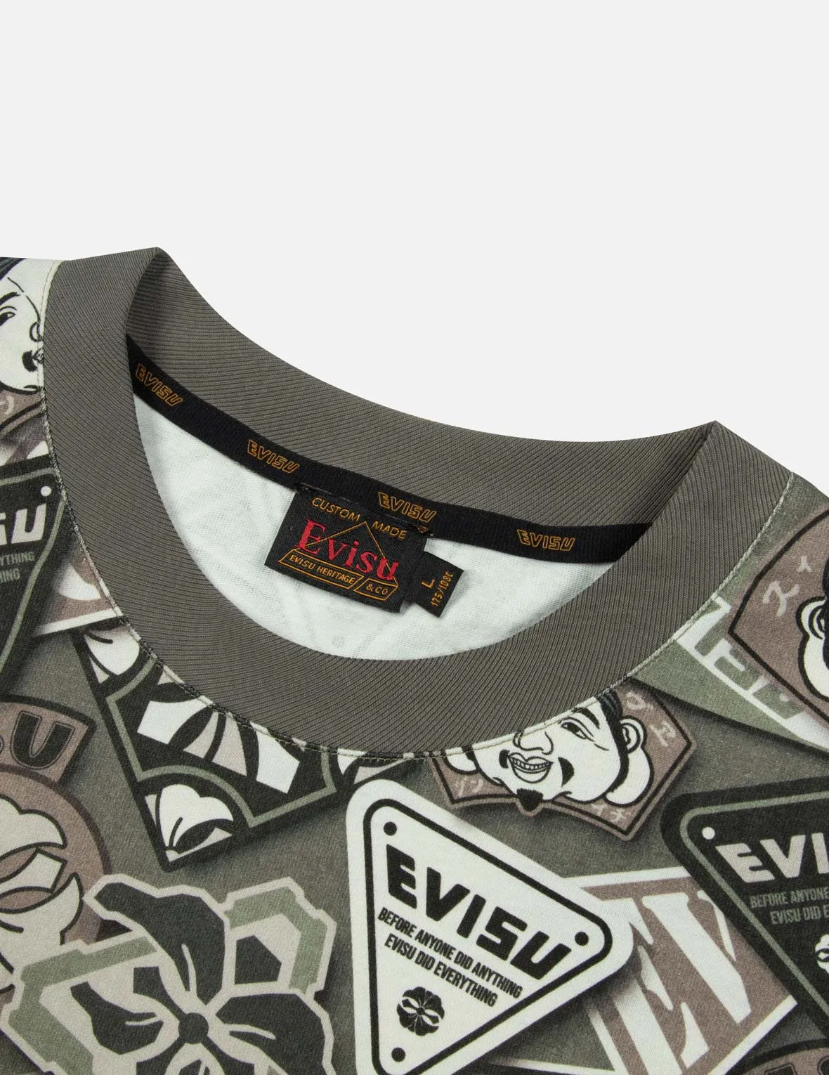 SPRING/ SUMMER COLLECTION 2025 Allover Bagde Print Loose Fit T-shirt