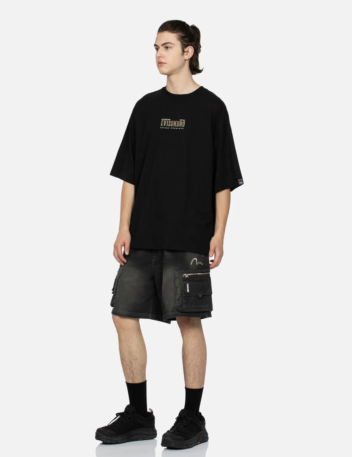 SPRING/ SUMMER COLLECTION 2025 Branding Embroidery Oversize T-Shirt