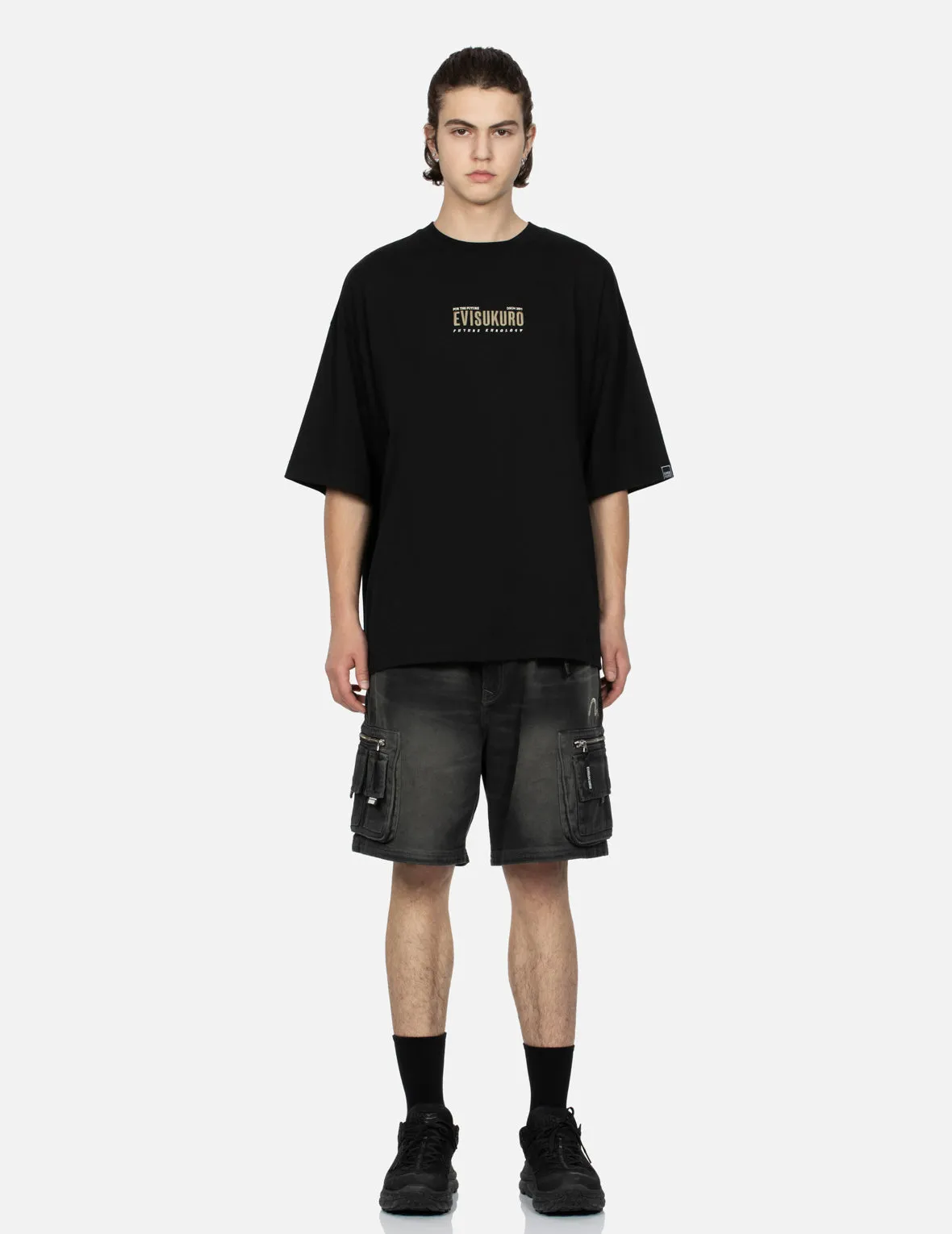 SPRING/ SUMMER COLLECTION 2025 Branding Embroidery Oversize T-Shirt