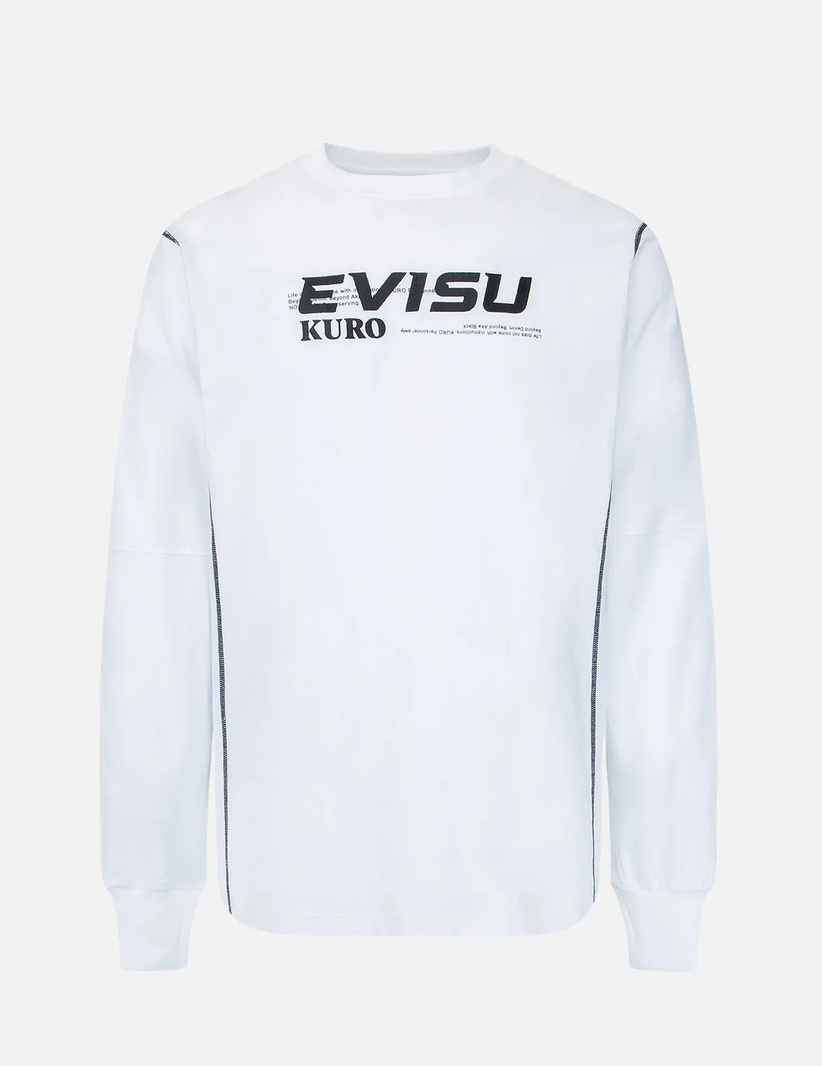 SPRING/ SUMMER COLLECTION 2025 Contrast Stitching Long Sleeve T-shirt