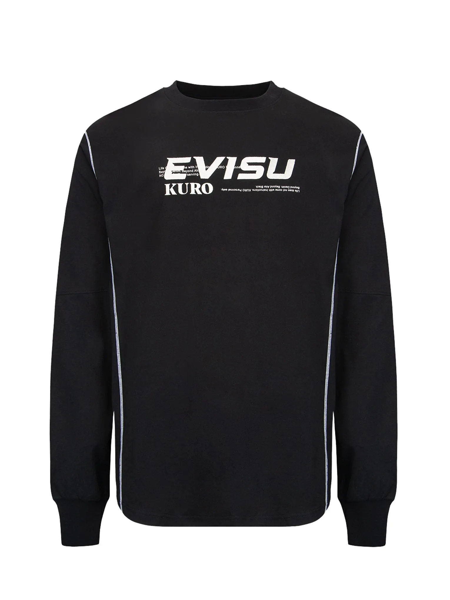 SPRING/ SUMMER COLLECTION 2025 Contrast Stitching Long Sleeve T-shirt