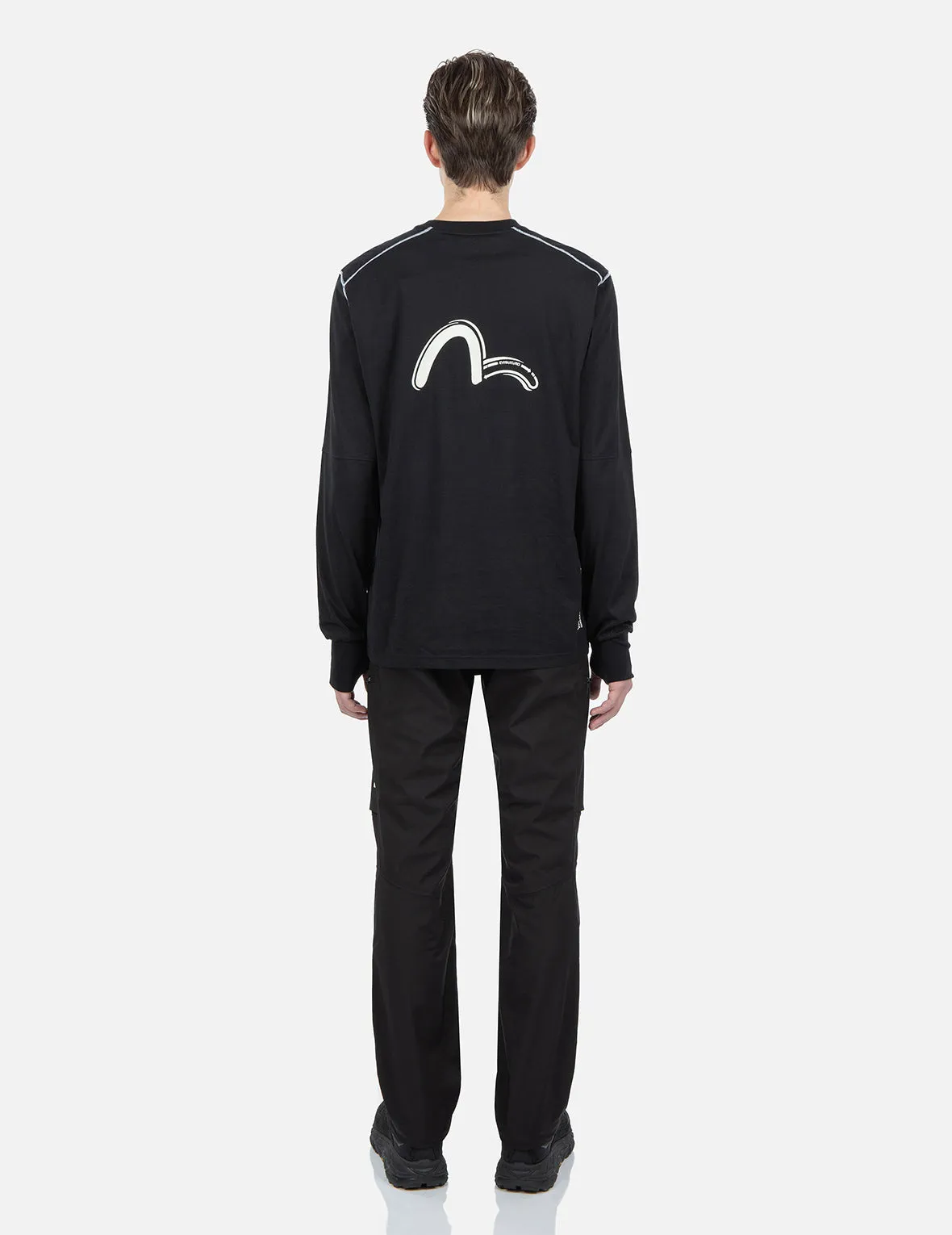 SPRING/ SUMMER COLLECTION 2025 Contrast Stitching Long Sleeve T-shirt