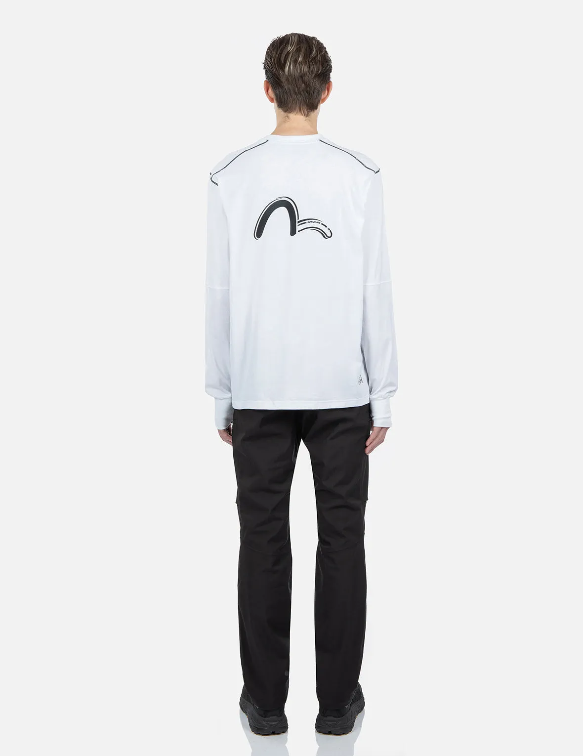 SPRING/ SUMMER COLLECTION 2025 Contrast Stitching Long Sleeve T-shirt