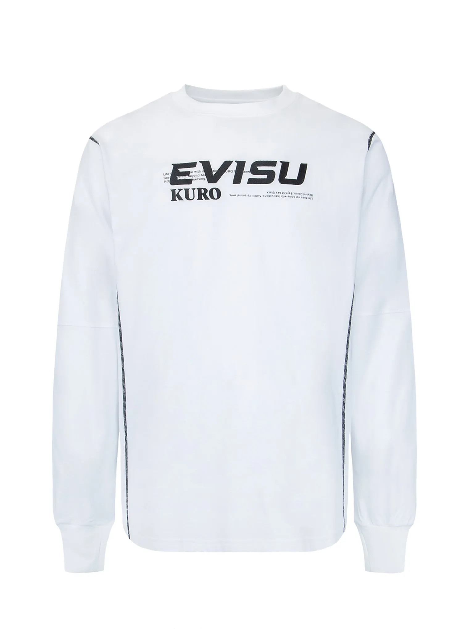 SPRING/ SUMMER COLLECTION 2025 Contrast Stitching Long Sleeve T-shirt