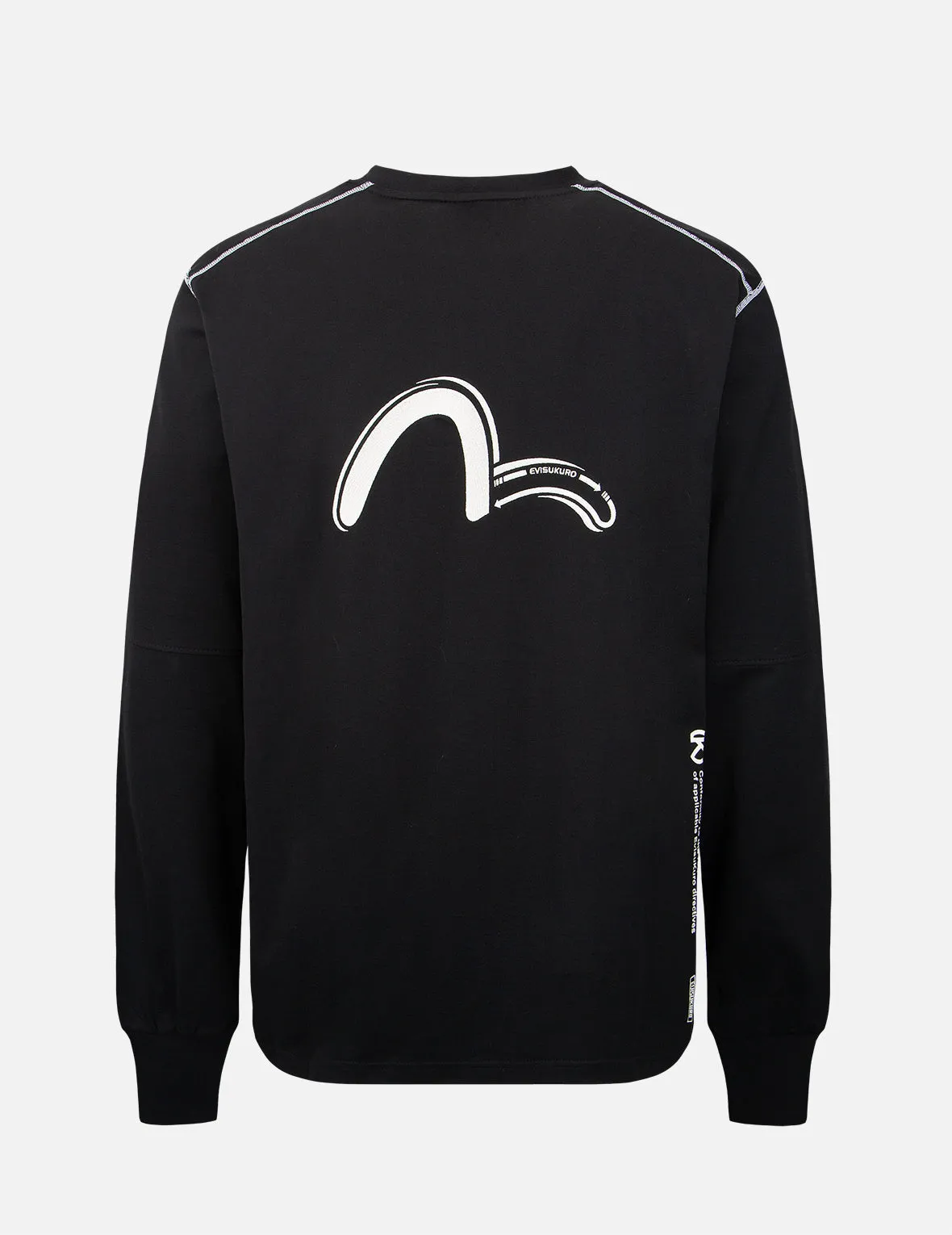 SPRING/ SUMMER COLLECTION 2025 Contrast Stitching Long Sleeve T-shirt