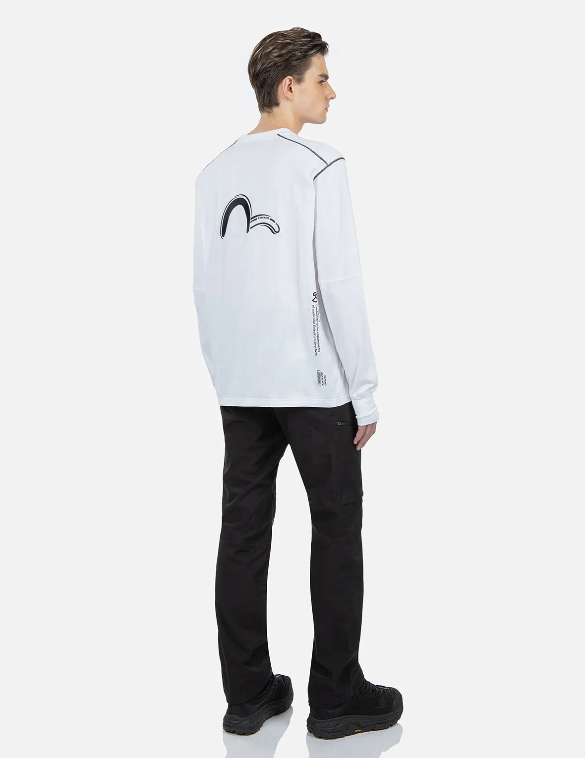 SPRING/ SUMMER COLLECTION 2025 Contrast Stitching Long Sleeve T-shirt