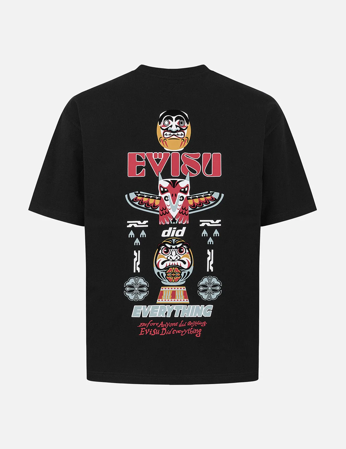 SPRING/ SUMMER COLLECTION 2025 Daruma and Totem Print Relax Fit T-shirt
