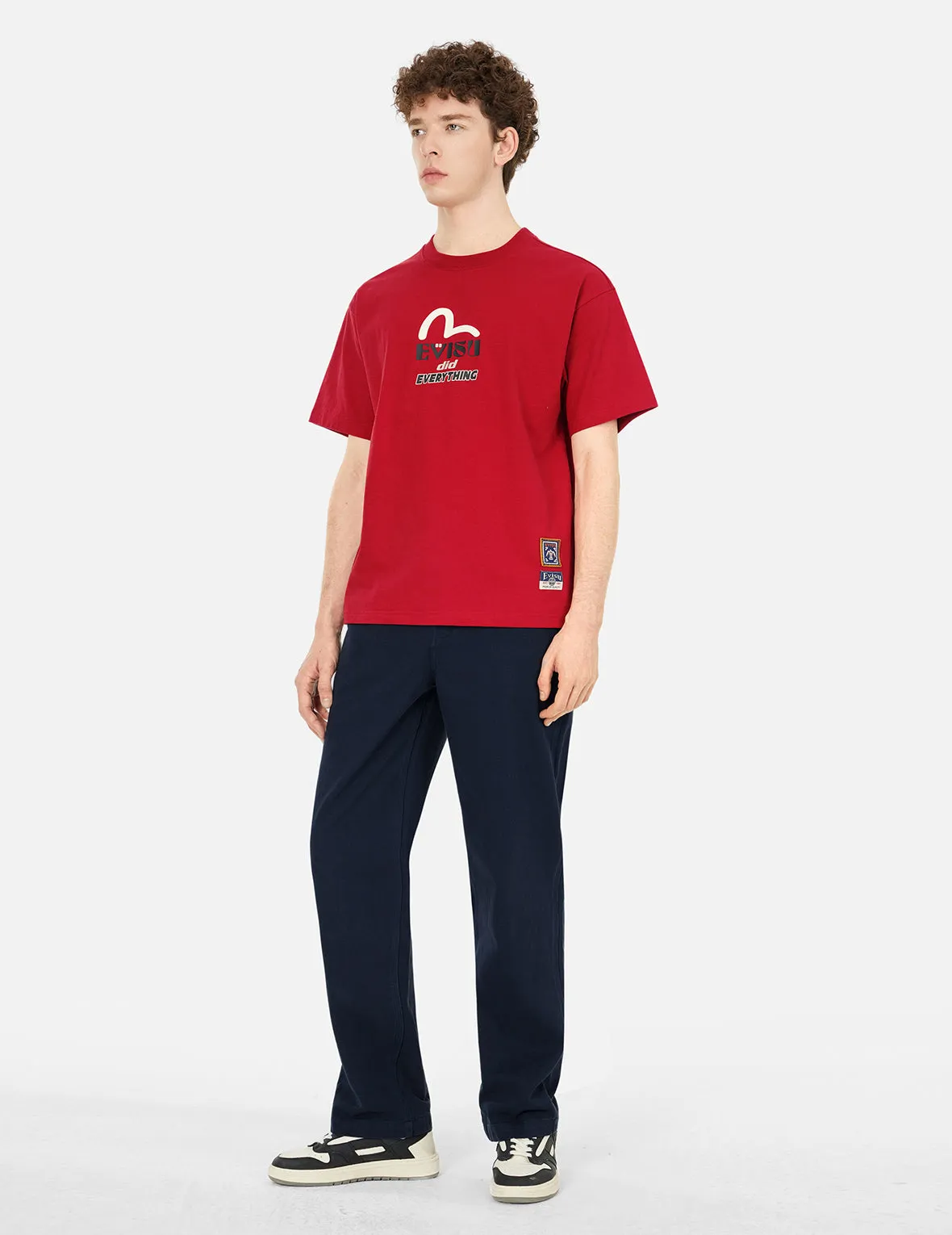 SPRING/ SUMMER COLLECTION 2025 Daruma and Totem Print Relax Fit T-shirt