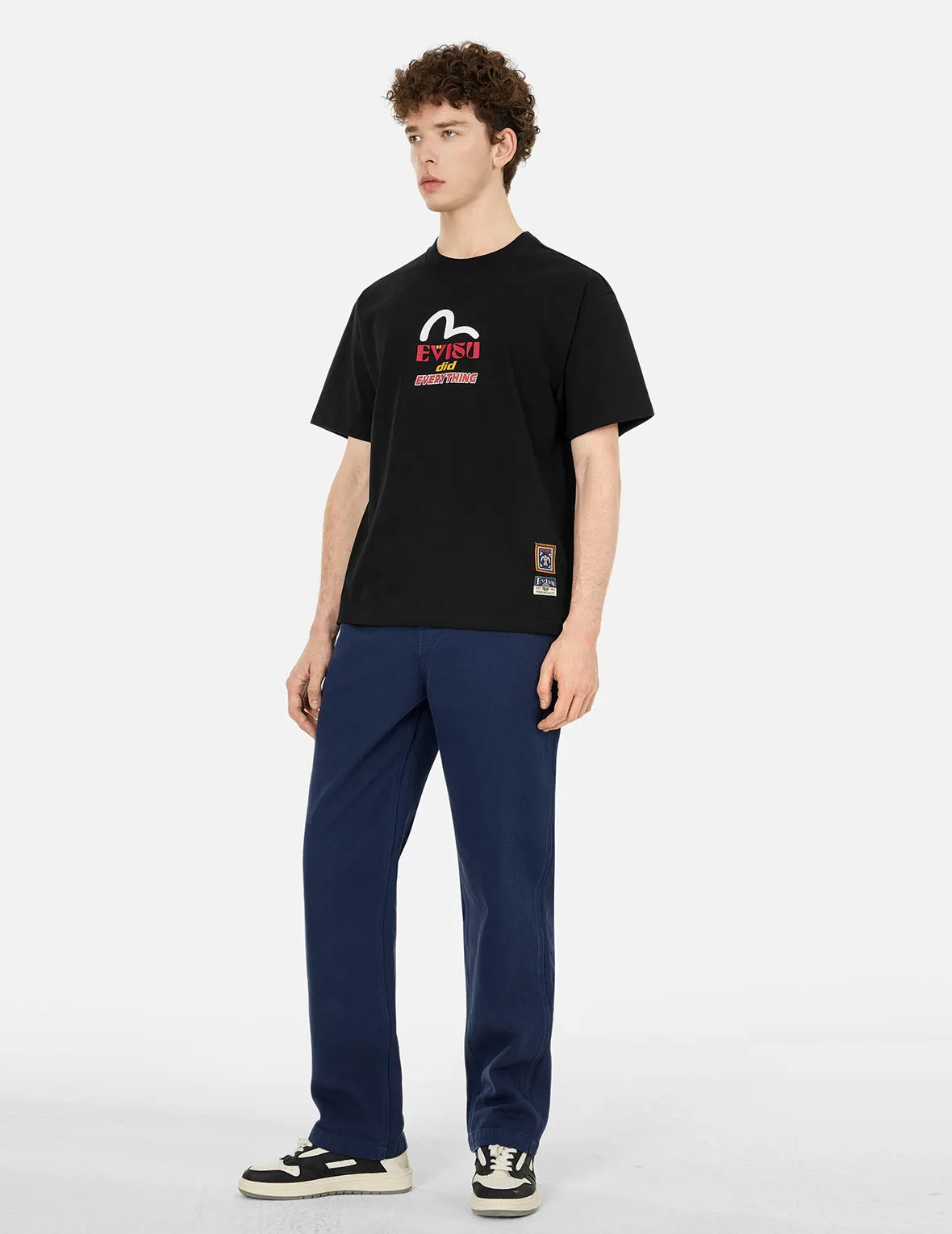 SPRING/ SUMMER COLLECTION 2025 Daruma and Totem Print Relax Fit T-shirt