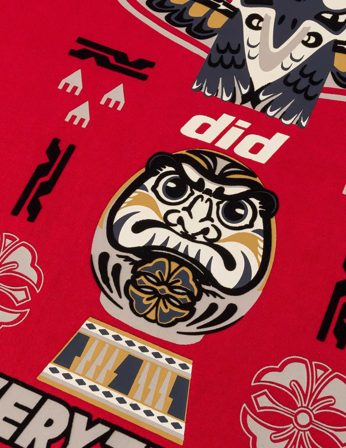 SPRING/ SUMMER COLLECTION 2025 Daruma and Totem Print Relax Fit T-shirt