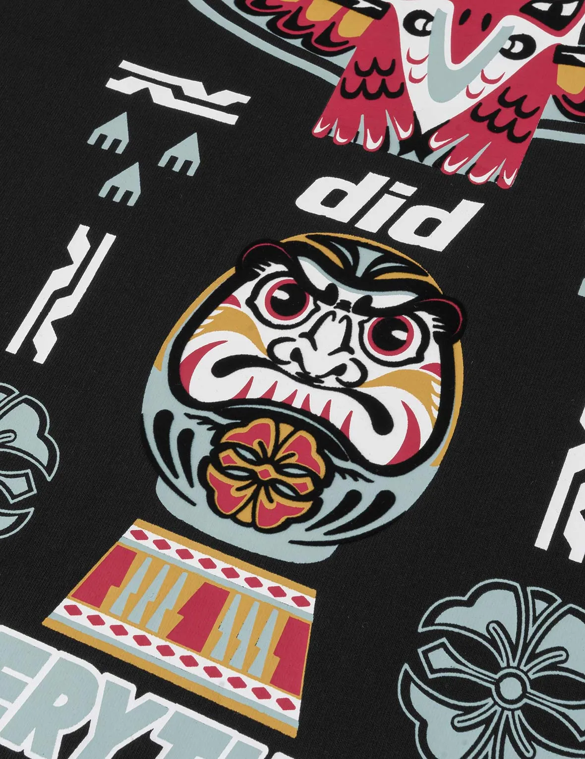 SPRING/ SUMMER COLLECTION 2025 Daruma and Totem Print Relax Fit T-shirt