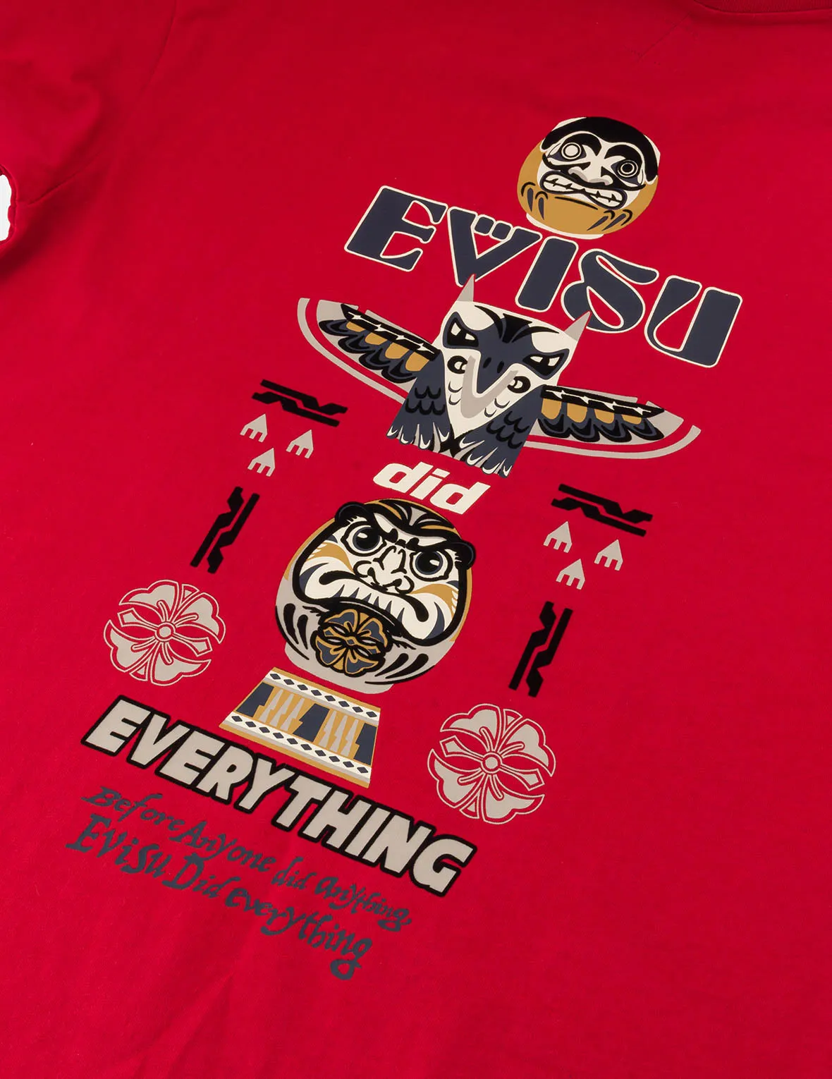 SPRING/ SUMMER COLLECTION 2025 Daruma and Totem Print Relax Fit T-shirt