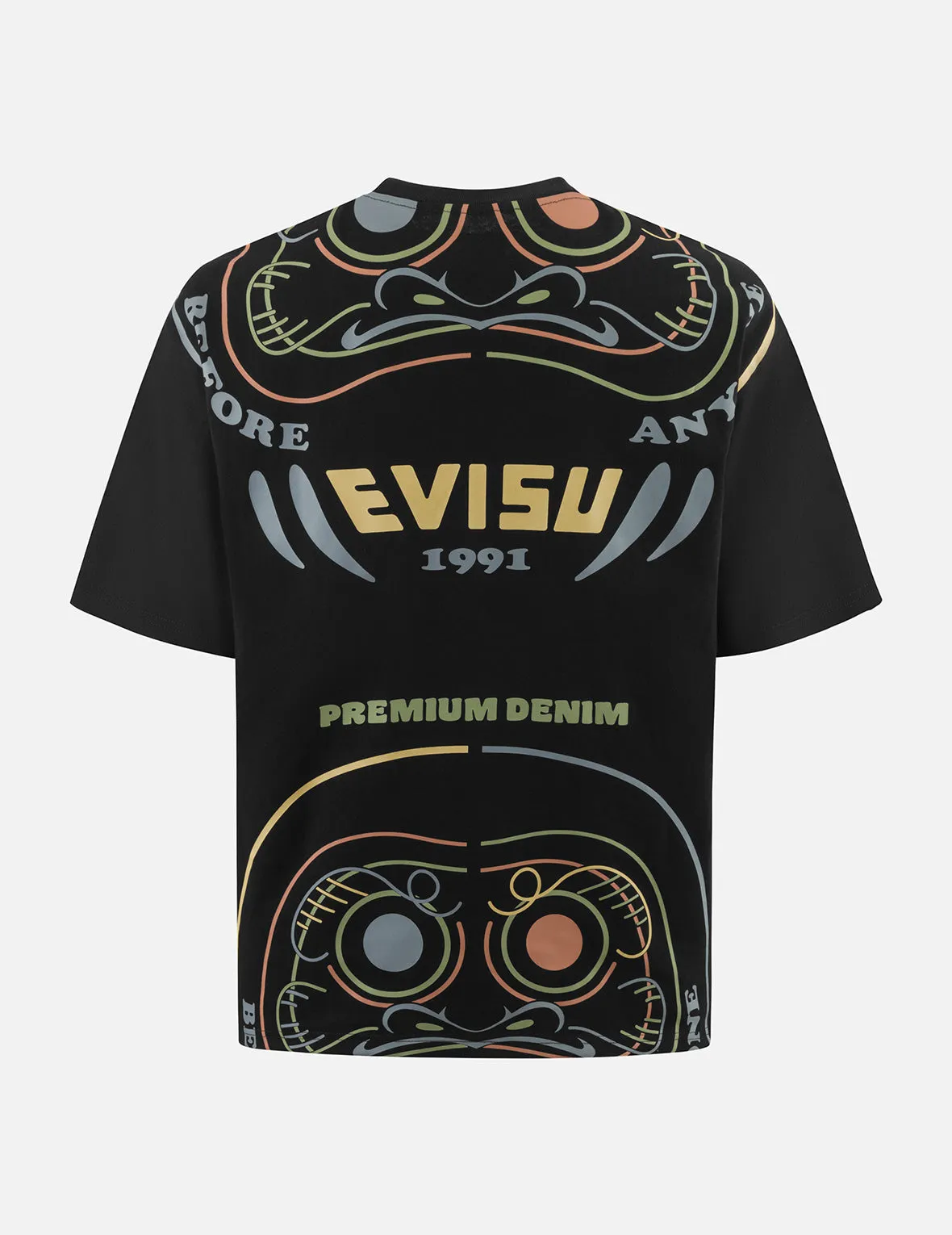 SPRING/ SUMMER COLLECTION 2025 Daruma Print Loose Fit T-Shirt