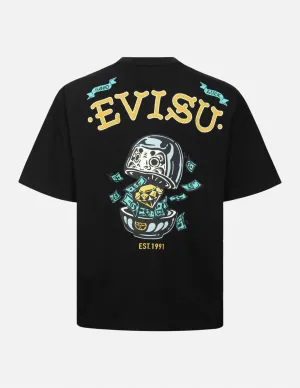 SPRING/ SUMMER COLLECTION 2025 Diamond Daruma Print Loose Fit T-shirt