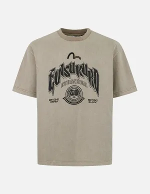 SPRING/ SUMMER COLLECTION 2025 Distressed Wash Relax Fit T-shirt